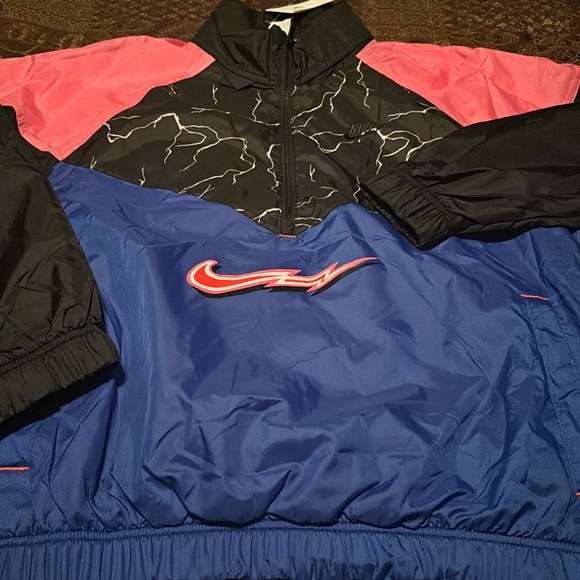 Nike Other - Nike Sportswear Electric Anorak Mesh Lined Half Zip Jacket